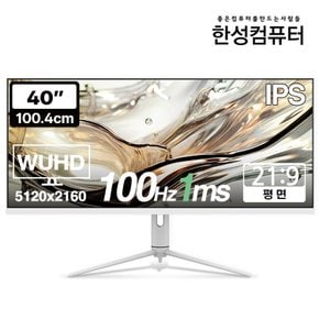 TFG40U10WP WUHD IPS 100Hz USB Type-C 허브 화이트 모니터