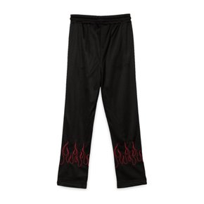 [해외배송] 비전오브슈퍼 자수 플레임 팬츠 VOS KB16REDFLK BLACK