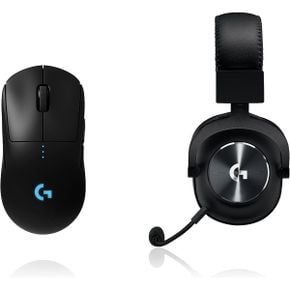 독일 로지텍 헤드셋 Logitech G PRO Wireless Gaming Mouse HERO 16000 DPI Sensor USB Port X H