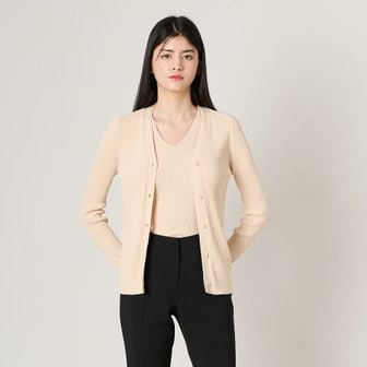 올앤썬드리 [여주점] 올앤선드리 A립 트윈 가디건 A3M3K271