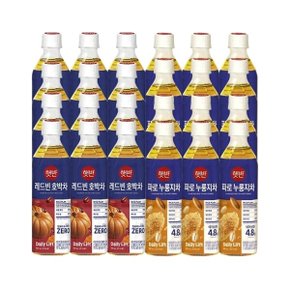 햇반 레드빈 호박차 500ml x12개+파로 누룽지차 500ml x12개