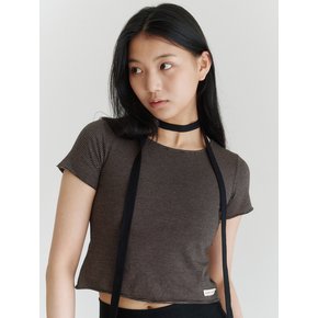 Kimo Stripe Top - Black