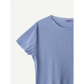 Pleats Shirring T - Sky
