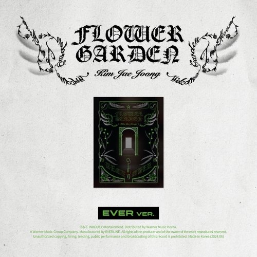 [PLATFORM ALBUM]김재중 - 정규 4집 [Flower Garden] (Ever Music Album Ver.) / Kim Jae Joong - Vol.4 [Flower Garden] (Ever Music Album Ver.)  {06/26발매}