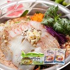 [HACCP인증] 물회 메밀냉면 10인분(물회육수400g*10 + 메밀냉면2kg)