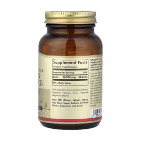 비오틴 슈퍼 고효능 비오틴 10000mcg 120배지캡슐 X 4통