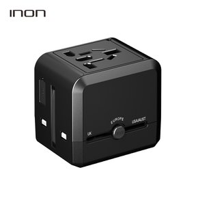 INON USB 3포트 해외 여행용 어댑터 IN-TA310