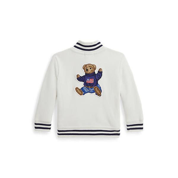 랄프 로렌 베이비 여아 폴로 베어 플리스 베이스볼 재킷(CWPOOTWF6020061100)