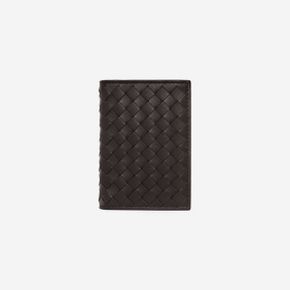 보테가 베네타 플랩 카드 케이스 브라운 Bottega Veneta Flap Card Case Brown