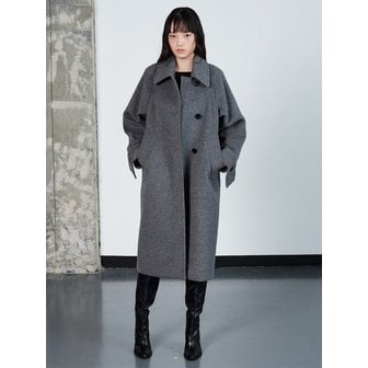 구호 플러스 Signature Volume Silhouette Coat  Grey (KE5X30M023)