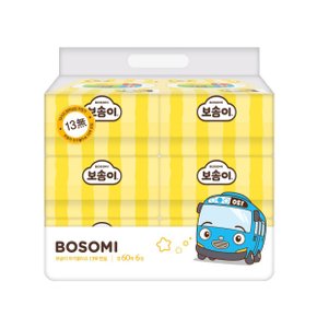깨끗한나라 물티슈 보솜이안심 (60매x6입)