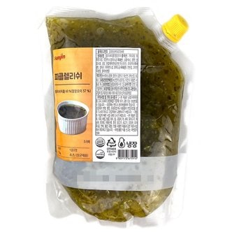  선진 피클 렐리쉬 1kg 핫도그 샌드위치 햄버거 소스