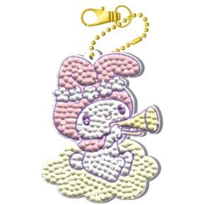 산리오 어린이 보석십자수 열쇠고리 키링 마이멜로디 BSK1-55