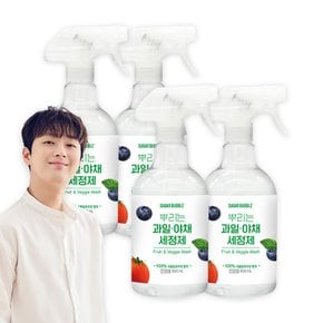 [4+1] 슈가버블 뿌리는 과일야채세정제 650mLx4개 + 650mL 더