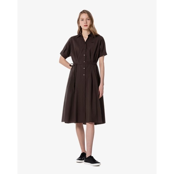 [시흥점] 플레어 반팔 셔츠 드레스 EF136E-55G