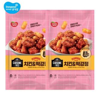 동원 퀴진 인싸이드 치킨&떡강정 500g x 2개[32386507]