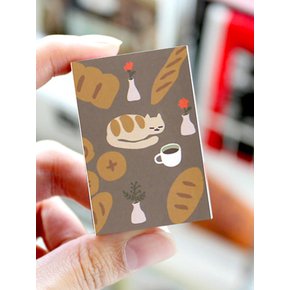 브리스크스타일 성냥 패턴 3P set (Bear/빵/꽃)