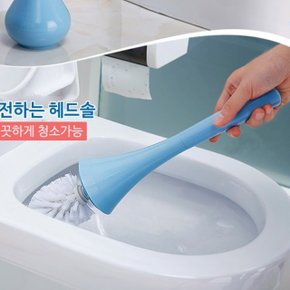 라이프토템 호리병 청소용솔 화장실 물때제거 욕실 청소도구 변기닦는솔