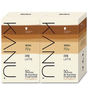 맥심 카누 라떼 50Tx2개 총100T