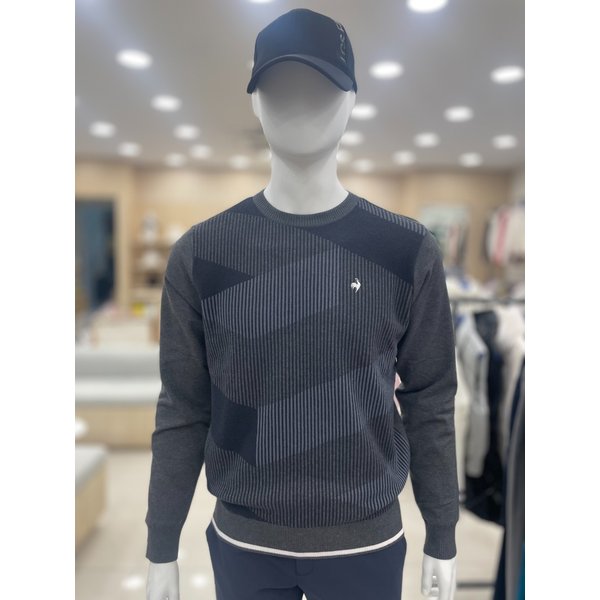 [여주점] _남성 GEOMETRIC 패턴 스웨터 GP421MKPN1 DMGR