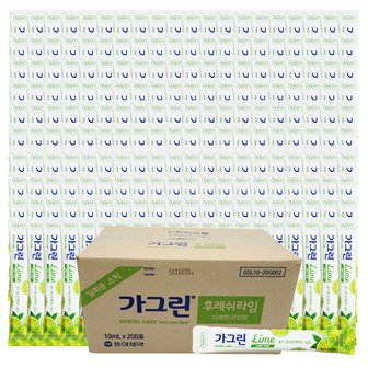  가그린 후레쉬 라임 일회용 스틱 10ml 200개