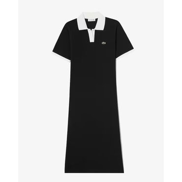 라코스테 향기제습제증정25SS 여성 슬림핏 롱기장 피케 드레스  EF500E-55G 031
