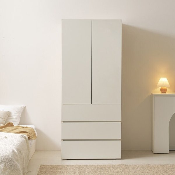 보루네오 아르메 오브제 LPM 키큰장 푸시 800 3단서랍 옷장 (수도권무배)