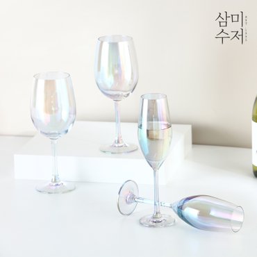 삼미 [삼미수저] 오로라 와인잔 샴페인잔 4P 세트