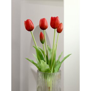 망고 튤립 조화 5송이 다발 6color