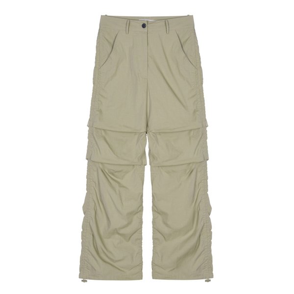 NICOLE SHIRRING PANTS_BEIGE