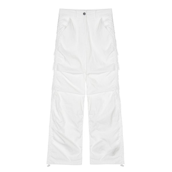 NICOLE SHIRRING PANTS_BEIGE