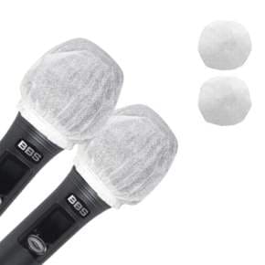 마이크 일회용 화이트 부직포 2p 커버 1set