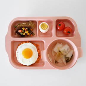 튼튼 식판+볼접시 세트 유아 어린이 식판 나눔접시