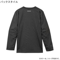 시마노 SHIMANO 드라이 로고 T LS SH-022W 퓨어네이비-2XL