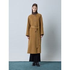 카멜 블렌드 칼라리스 롱코트_C244MSG536