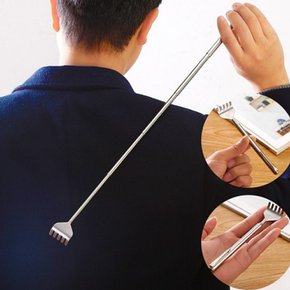 5단 접이식효자손 안테나 효도선물 효자손 일반형 클립형 휴대용 스테인레스