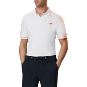 4284644 Reiss x McLaren Formula 1 Team Collection Crypto Tipped Cotton Polo