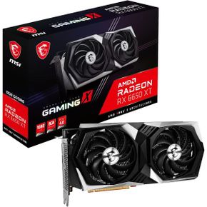 미국 MSI 그래픽카드 Gaming Radeon RX 6650 XT 128bit 8GB GDDR6 DP/HDMI Dual Torx 4.0 Fans F