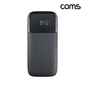 Coms PD PPS 충전 대용량 보조배터리 QC 차량용 캠핑용 100W 20000mAh