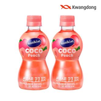  [광동] 썬키스트 코코 피치 300ml x 24입