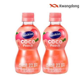  [광동] 썬키스트 코코 피치 300ml x 24입