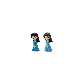 Q Posket Disney Mulan Royal 스타일 2 Banpresto Unisex 성인의 그림 세트