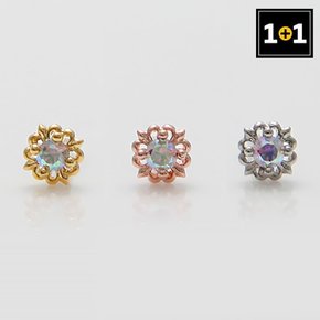 [1+1] 패션 피어싱 써지컬 빈티지 오로라 3종 택1 한쪽판매
