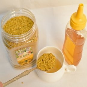 천연 벌화분 500g 먹는 꿀벌 화분 도토리화분(건조화분)
