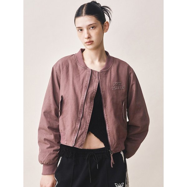 NICOLE PATCH SHIRRING JUMPER_PURPLE