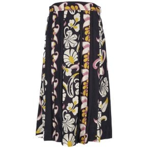 Midi skirt 157458650 PINK TROPICAL