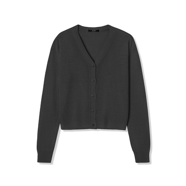 여성 베이직 Y 카디건 (BLACK) (HB3GDA5)