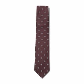 wine flower dot pattern tie_CAAIX24109WIX