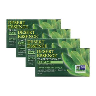  미국직구 Desert Essence 데저트에센스 티트리 테라피 솝 비누 142g 4팩