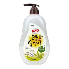 트리오 곡물 설거지 우리밀 주방세제 750ml - O